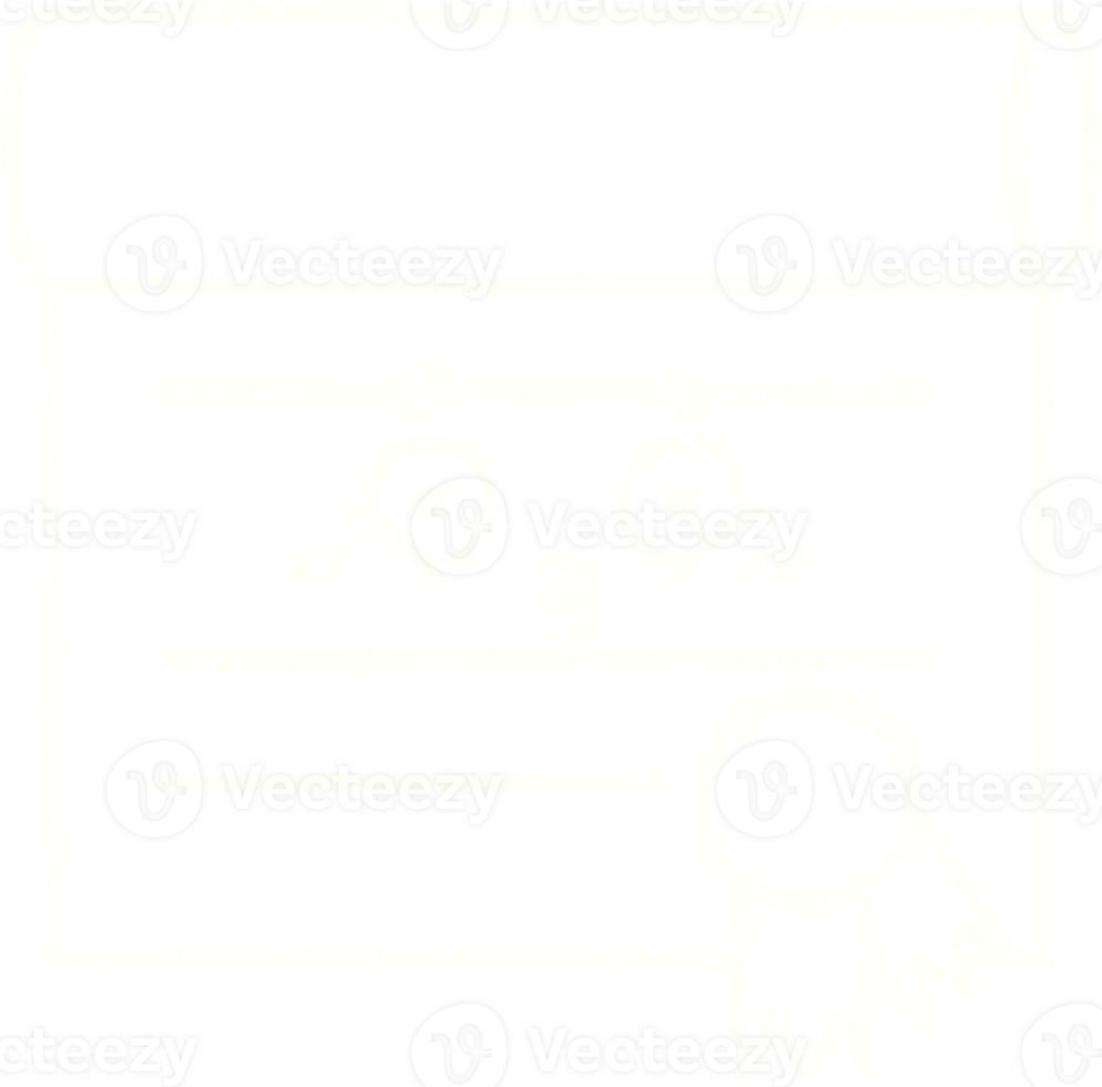 Official Certificate Chalk Drawing png
