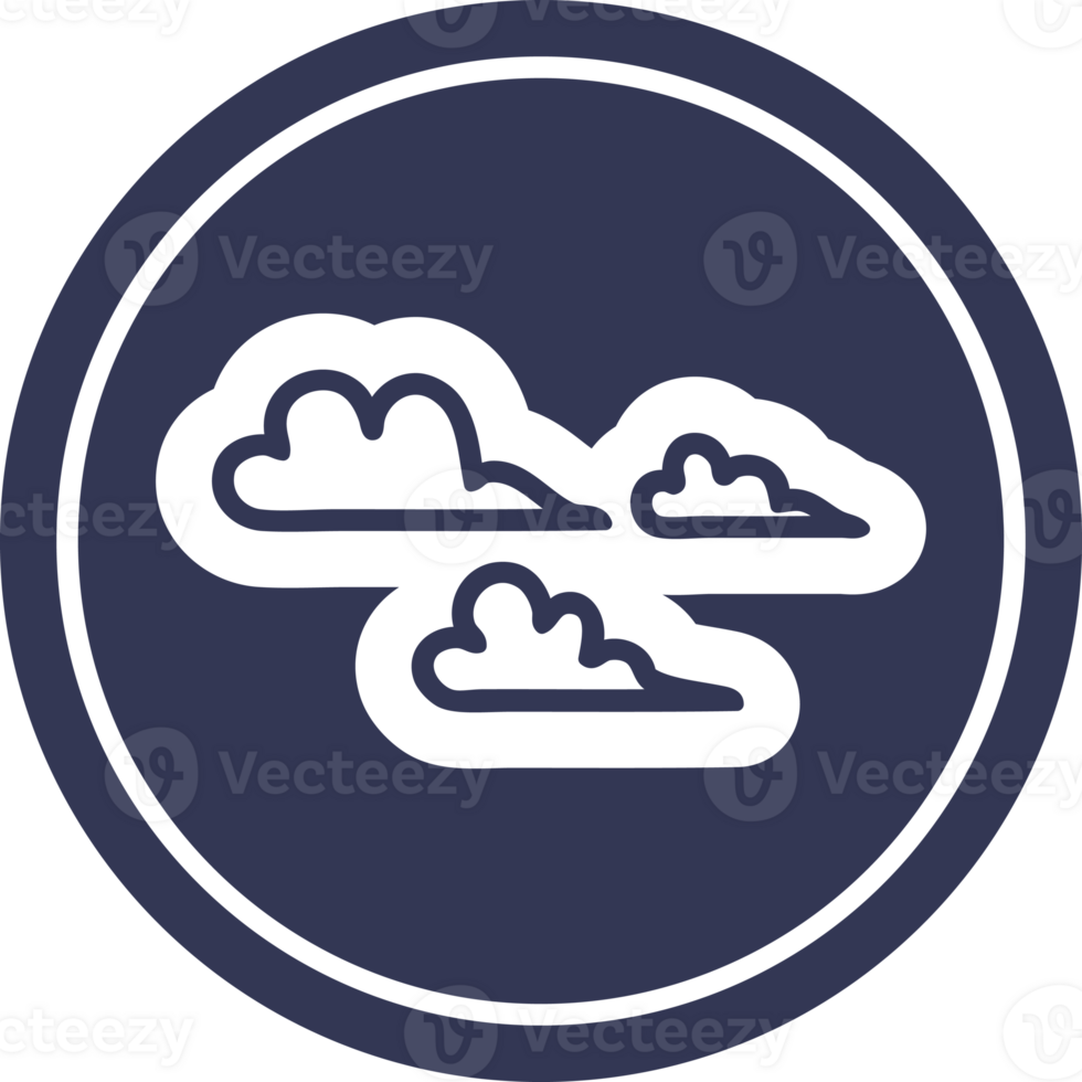 weather cloud circular icon png