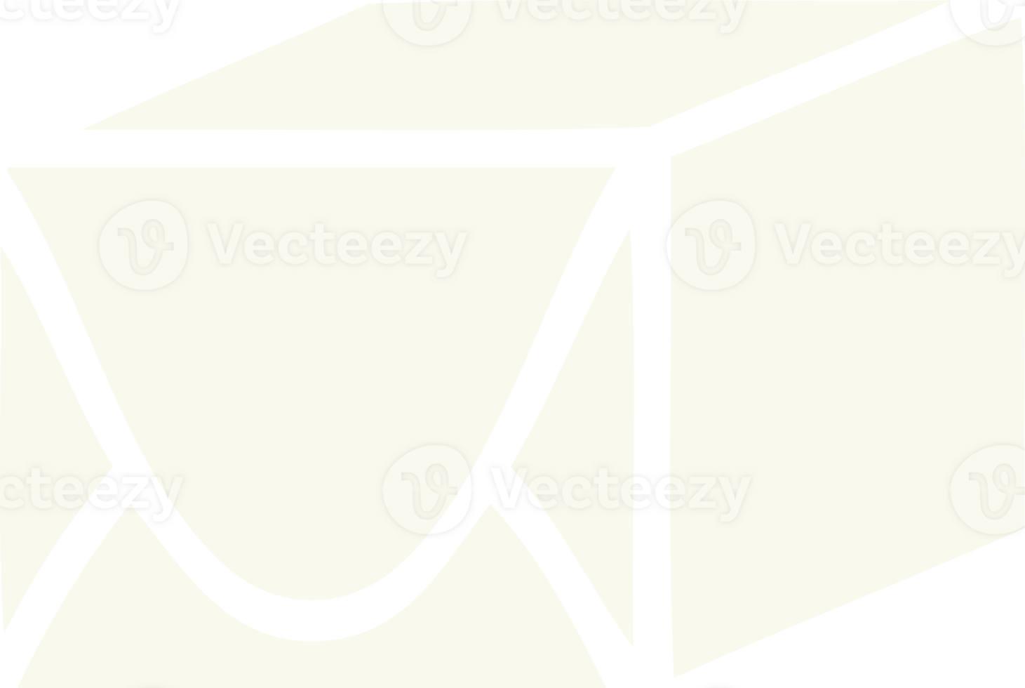 flat color retro cartoon of a paper parcel png