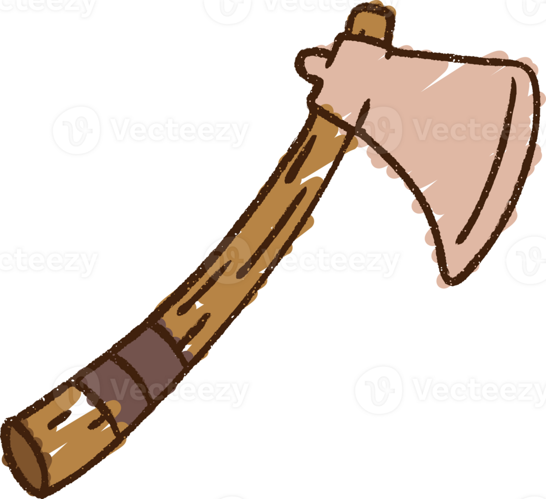 Axe Chalk Drawing png