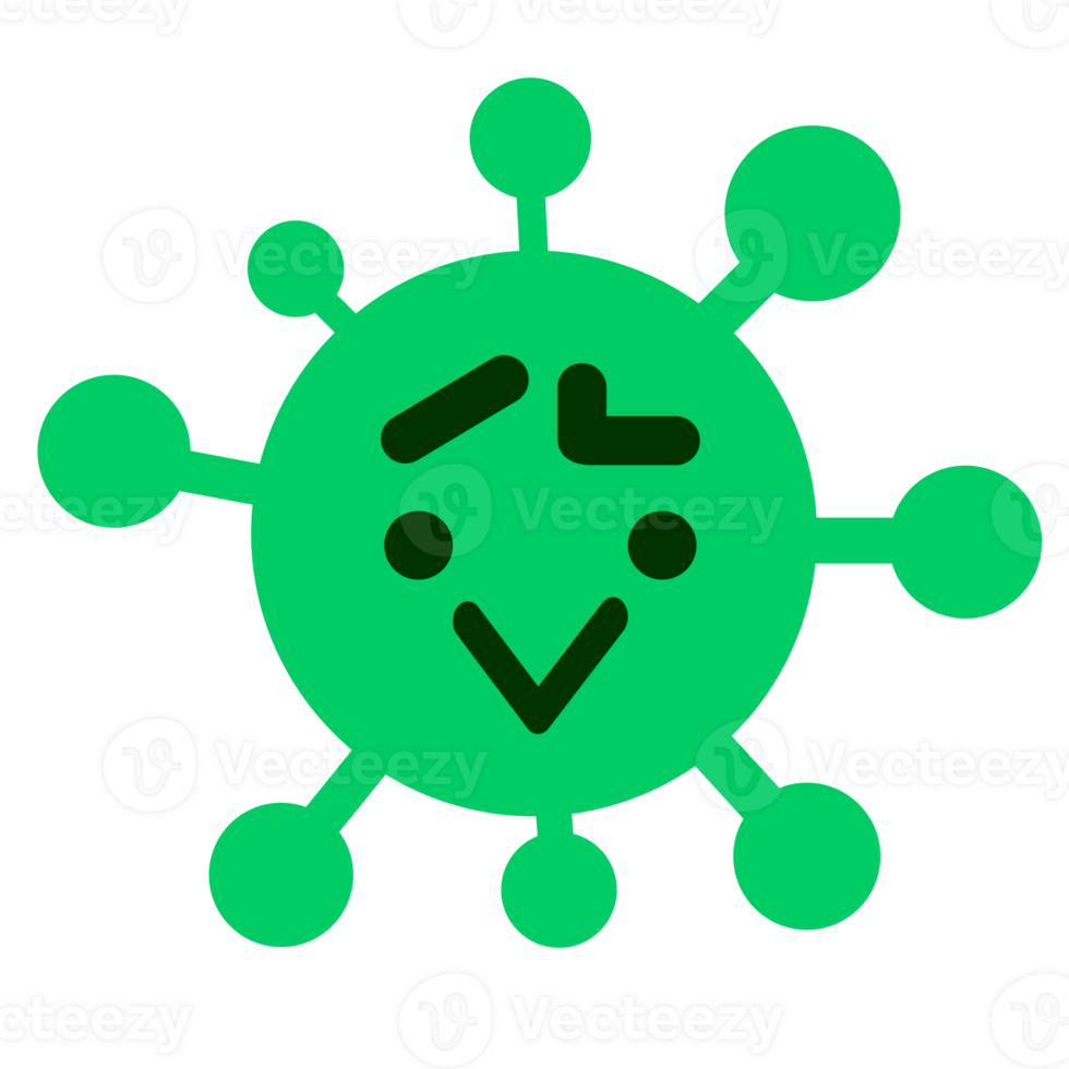 simple worried bird virus png