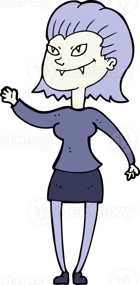 cartoon vampire girl png