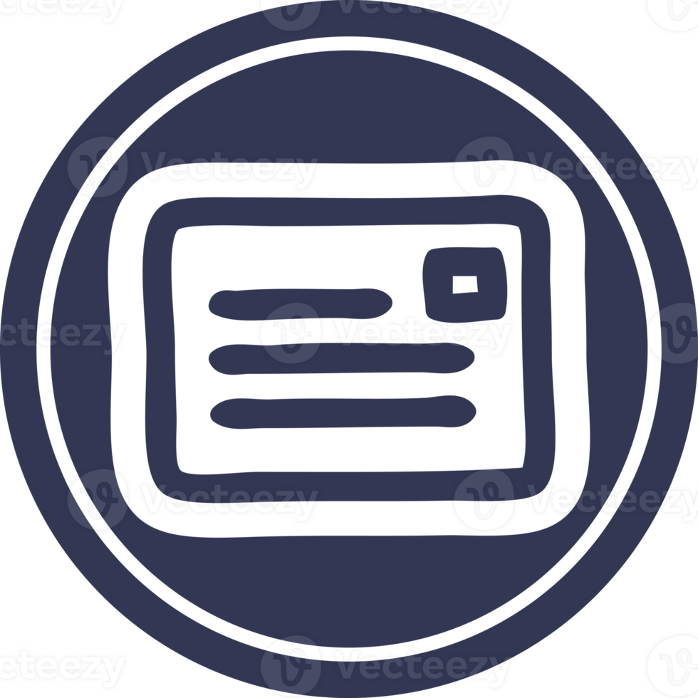 envelope letter circular icon symbol png