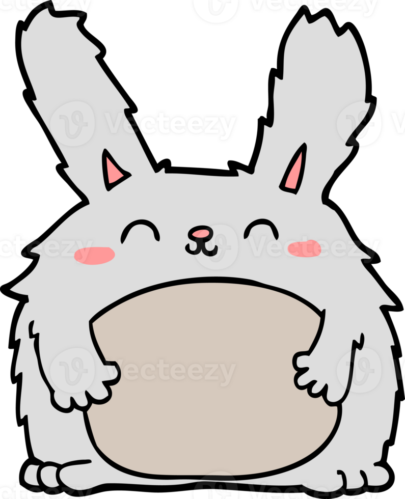 cartoon furry rabbit png