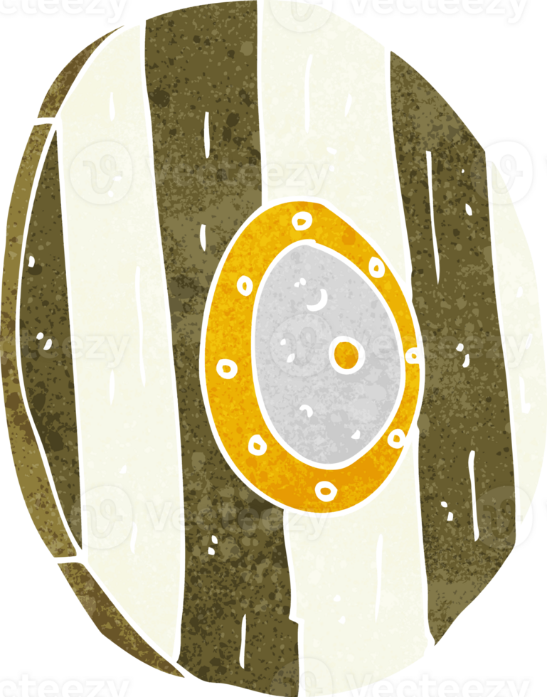 cartoon wooden shield png