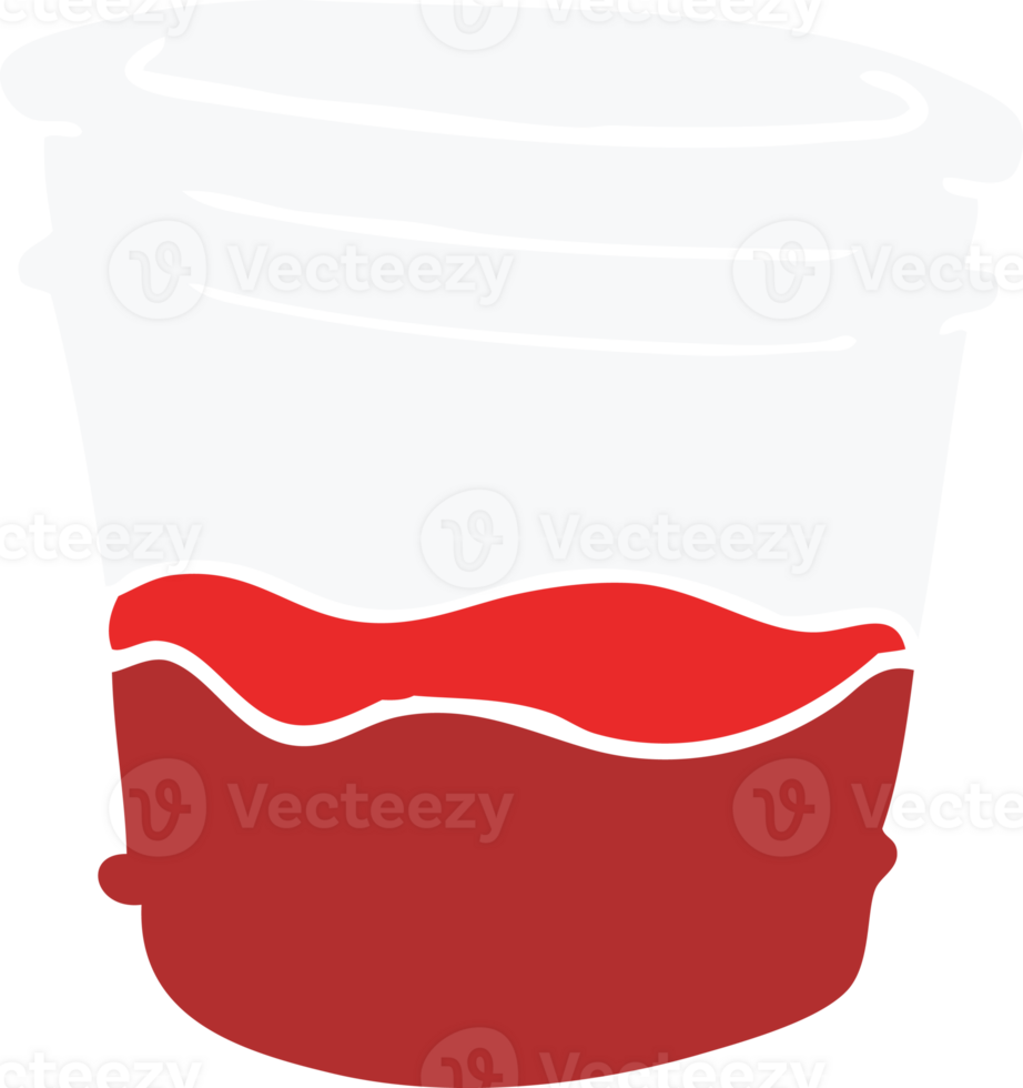 cartoon doodle glass of drink png