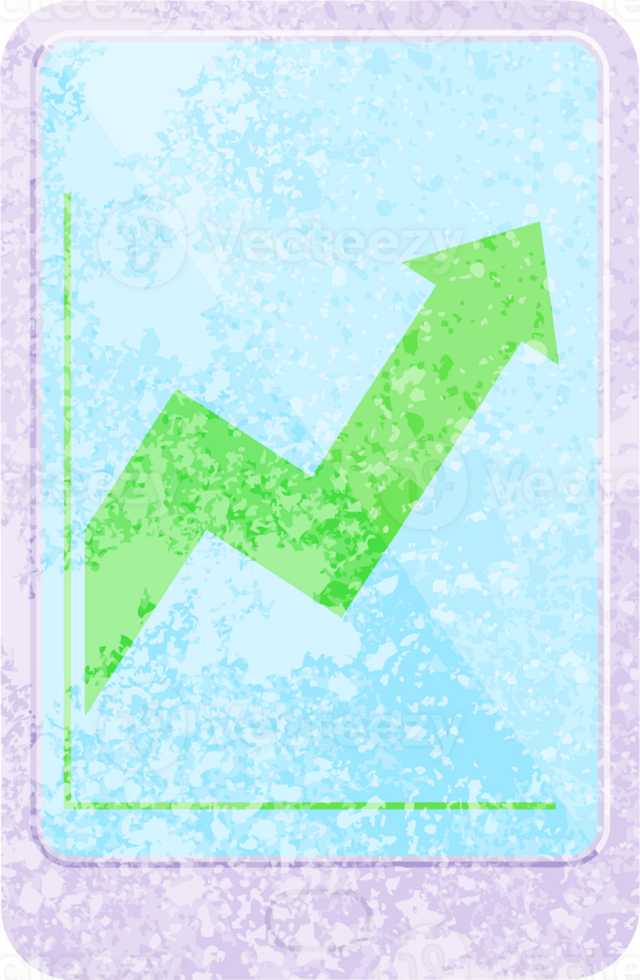electronic tablet showing business performance graphic   illustration icon png