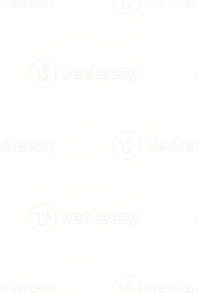 Globe Chalk Drawing png