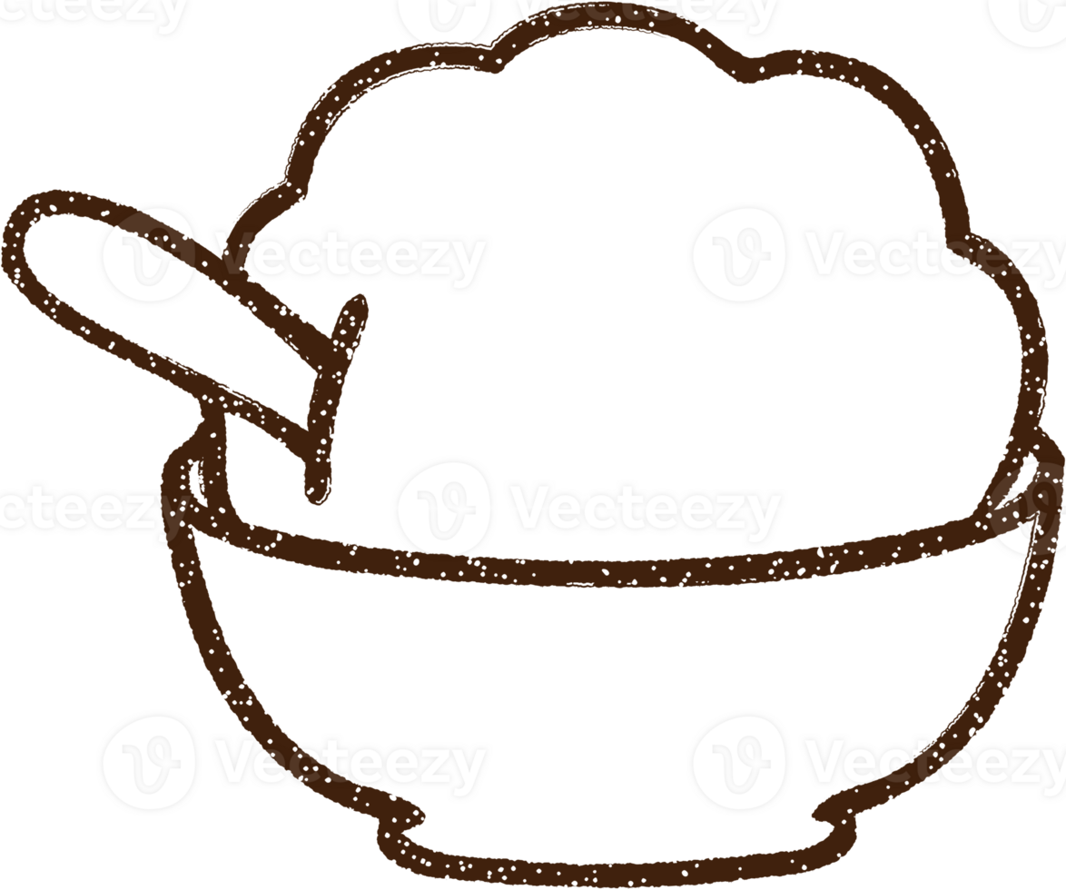 Chocolate Icecream Charcoal Drawing png