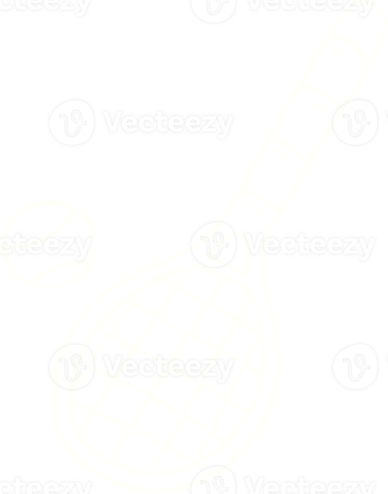 Tennis Racket Chalk Drawing png