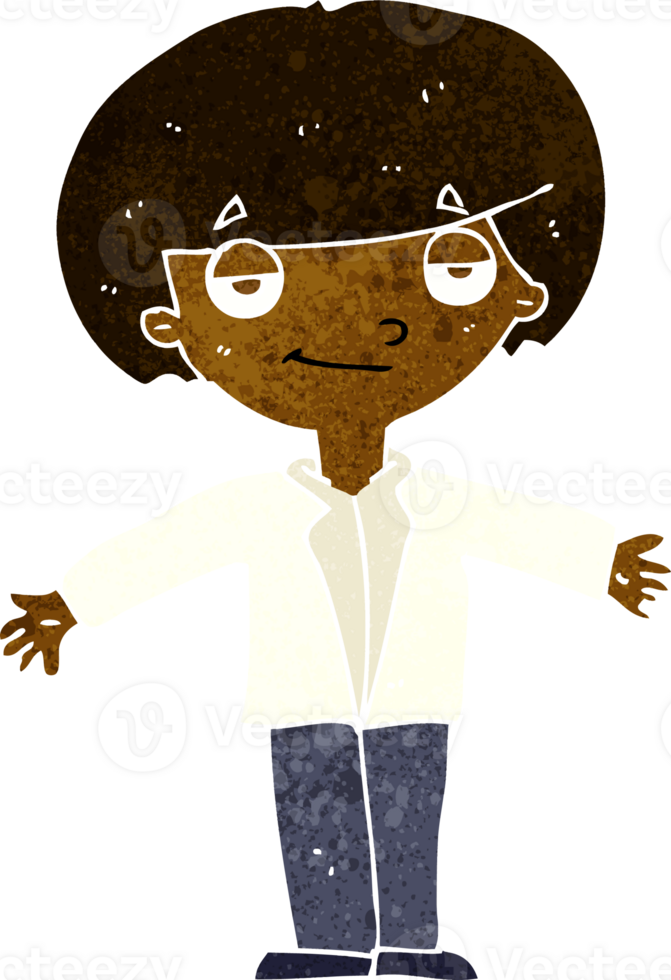 cartoon smug boy png