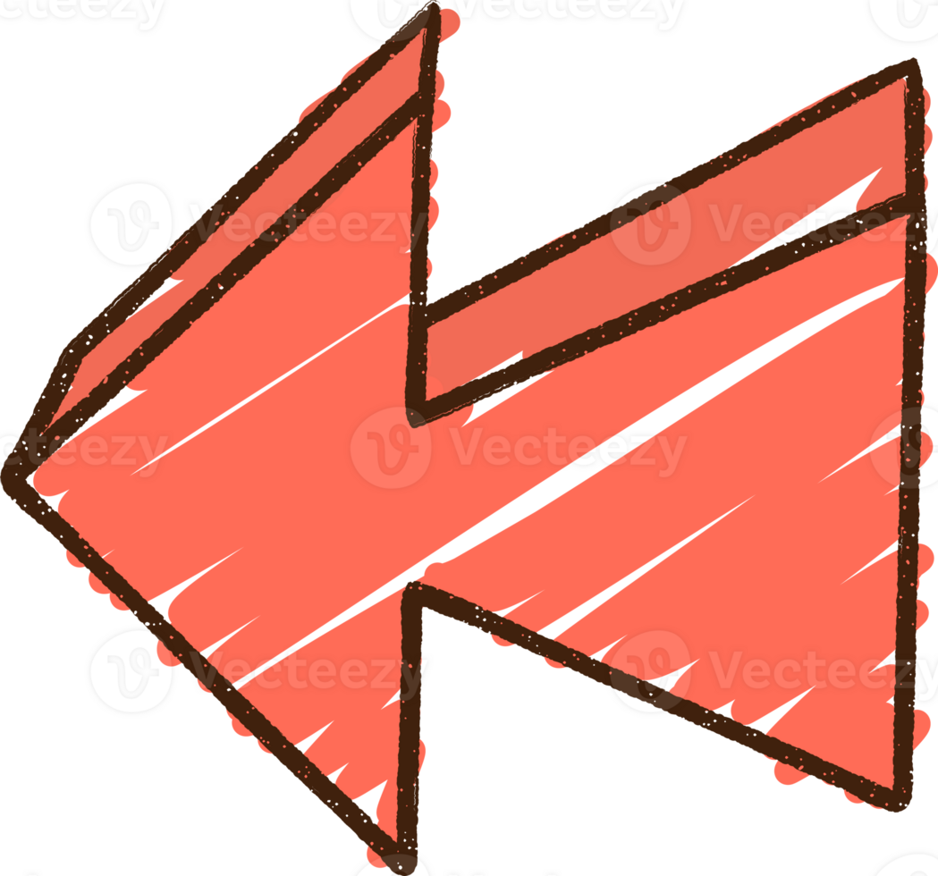 Pointing Arrow Chalk Drawing png