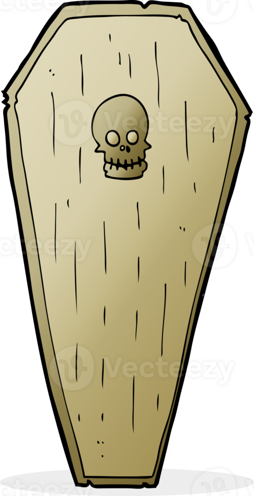 spooky cartoon coffin png