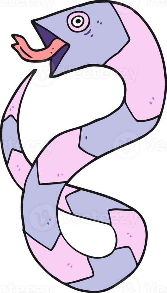 hissing cartoon snake png
