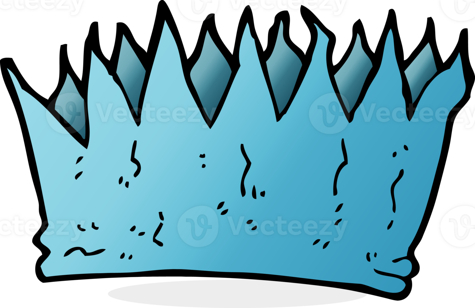 cartoon paper crown png