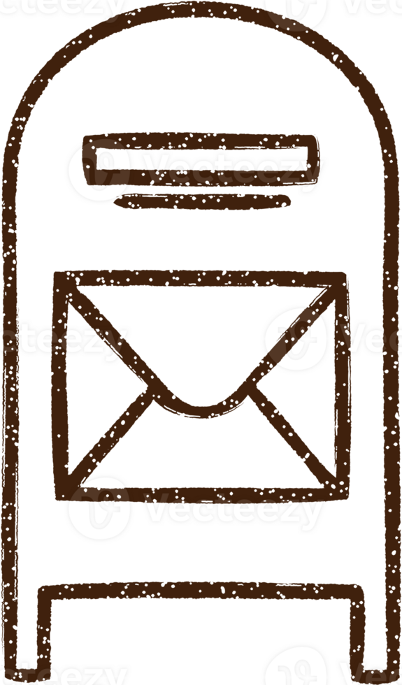 Mail Box Charcoal Drawing png