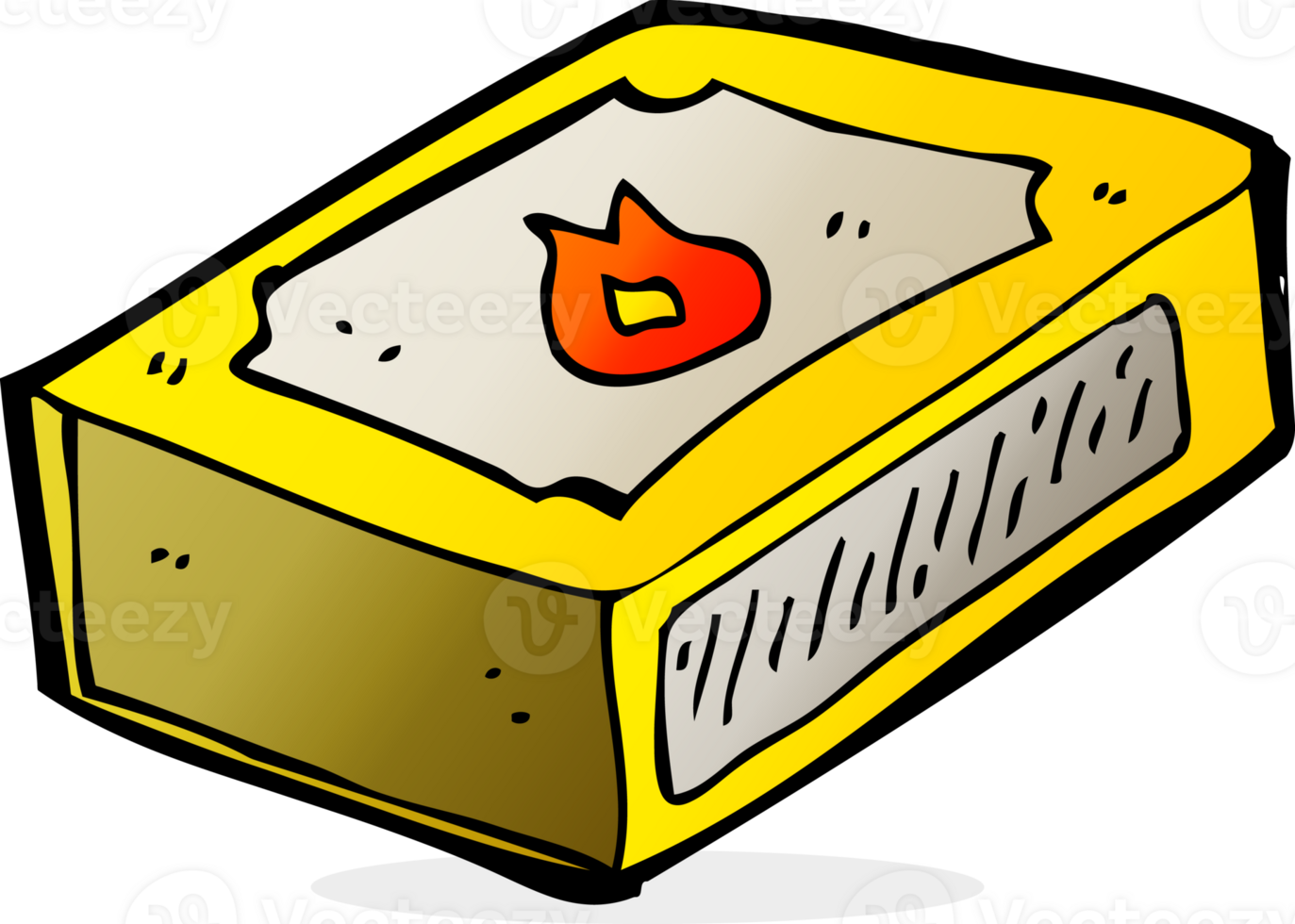 cartoon pack of matches png