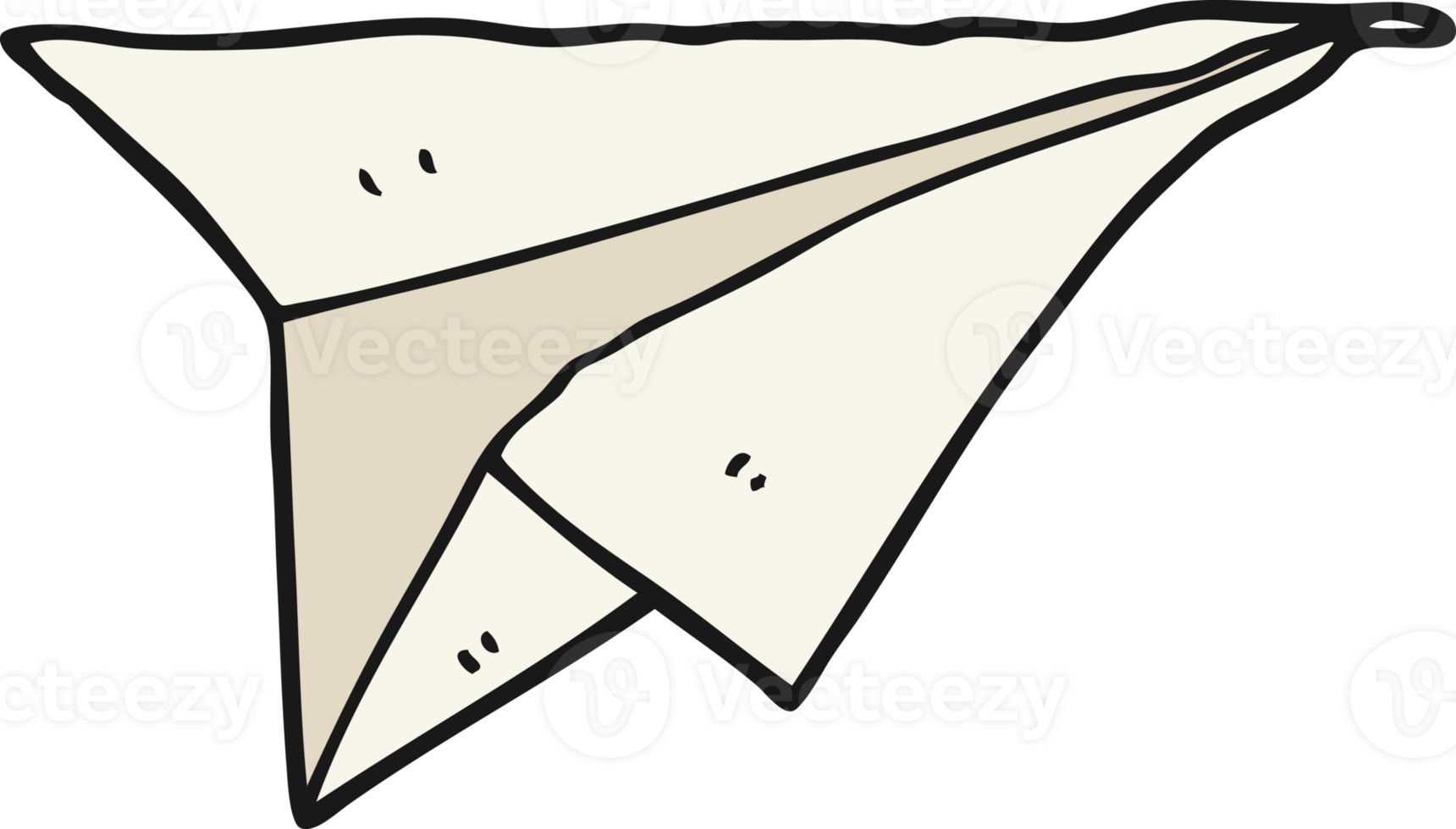 cartoon paper airplane png