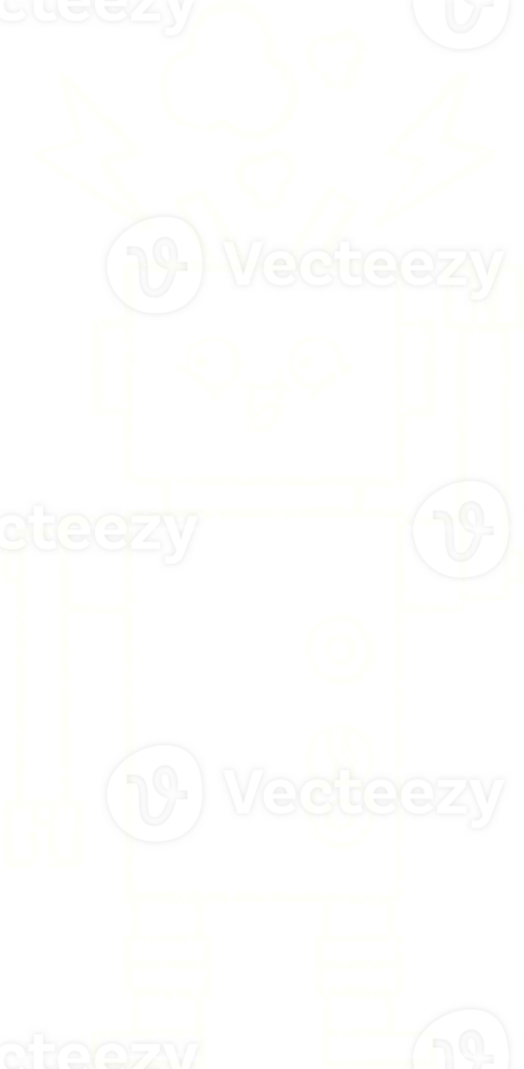 Robot Chalk Drawing png
