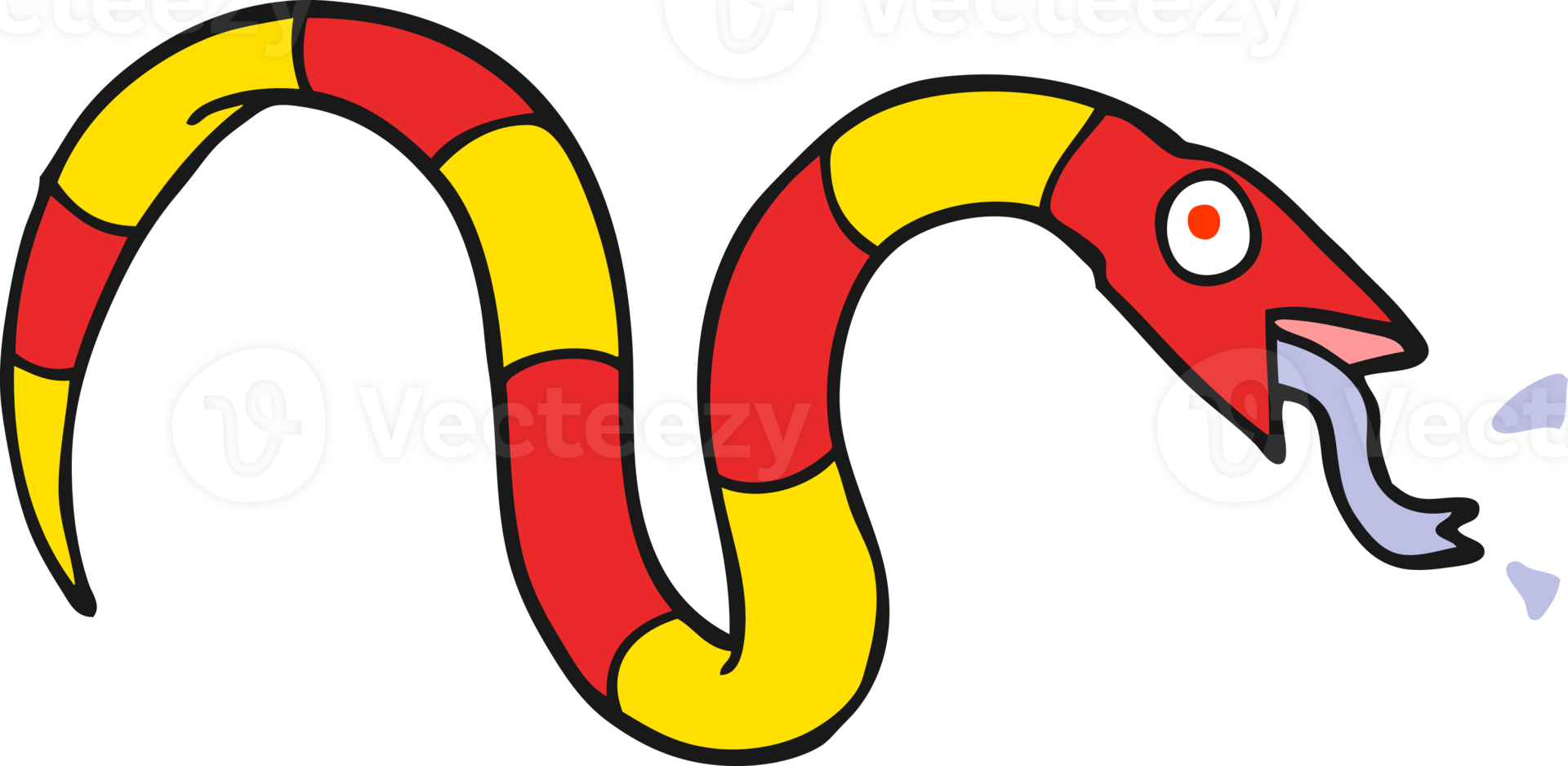 hissing cartoon snake png