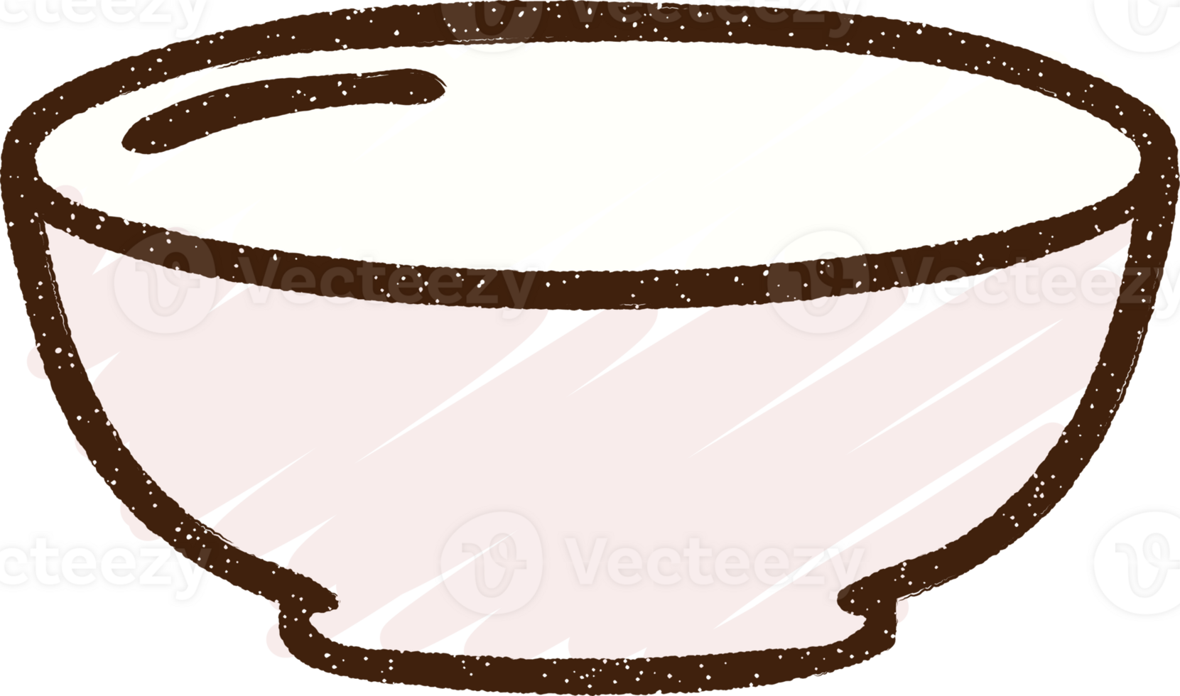 Bowl Chalk Drawing png
