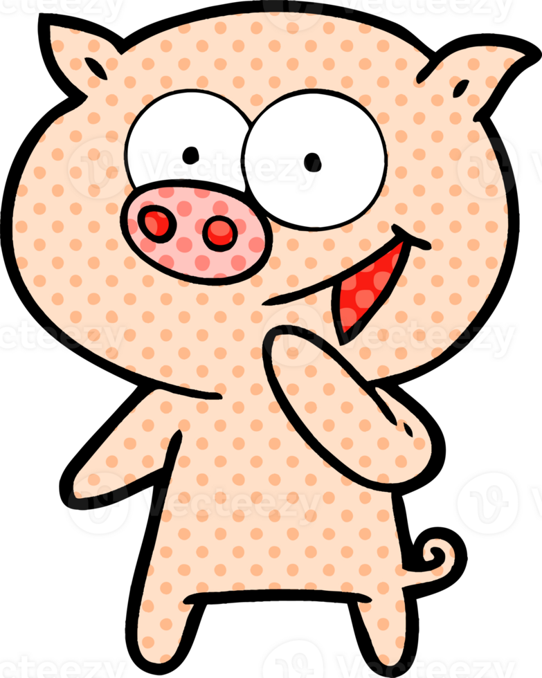 laughing pig cartoon png