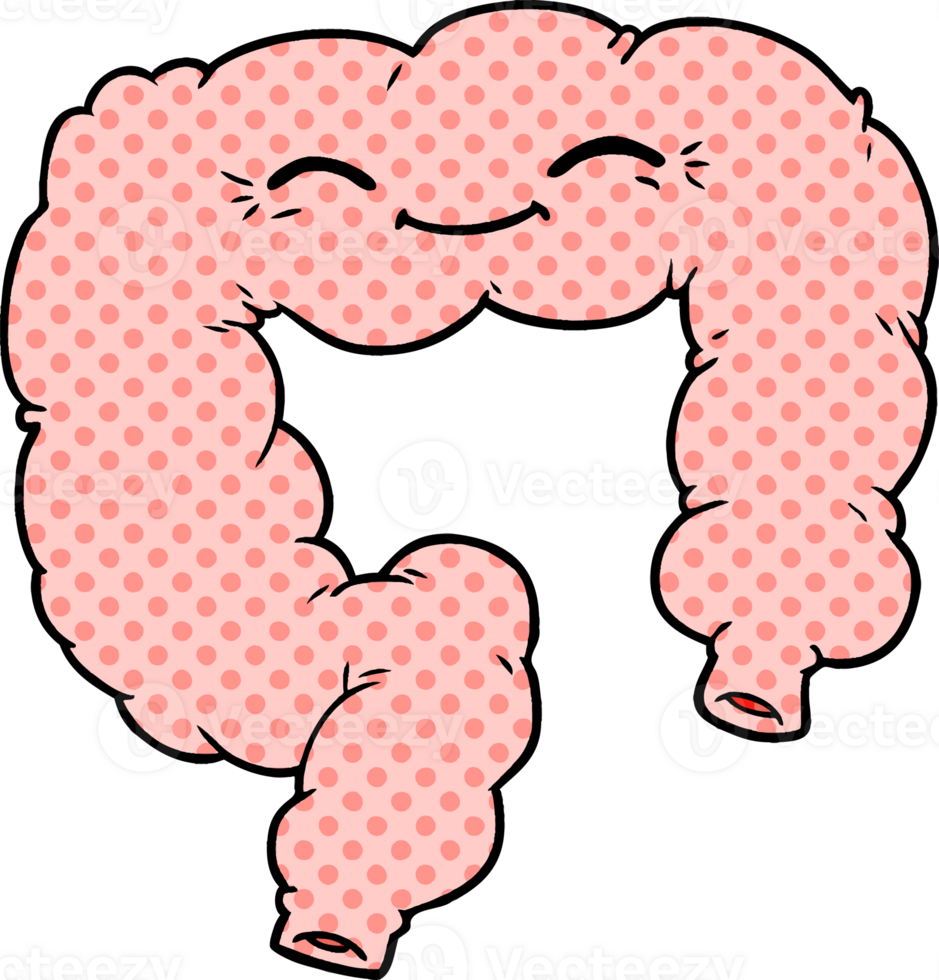 cartoon happy colon png