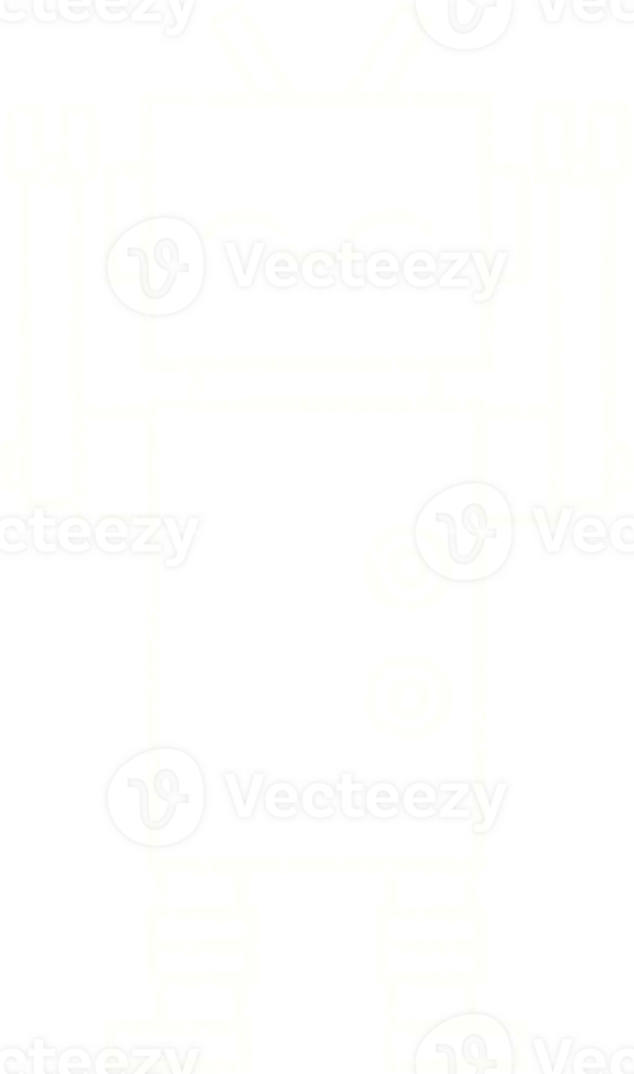 Robot Chalk Drawing png