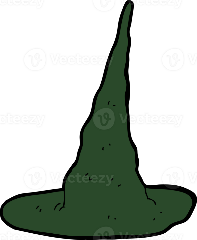 cartoon spooky witch hat png