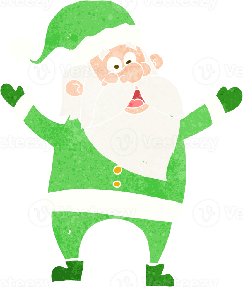 Cartoon-Weihnachtsmann png