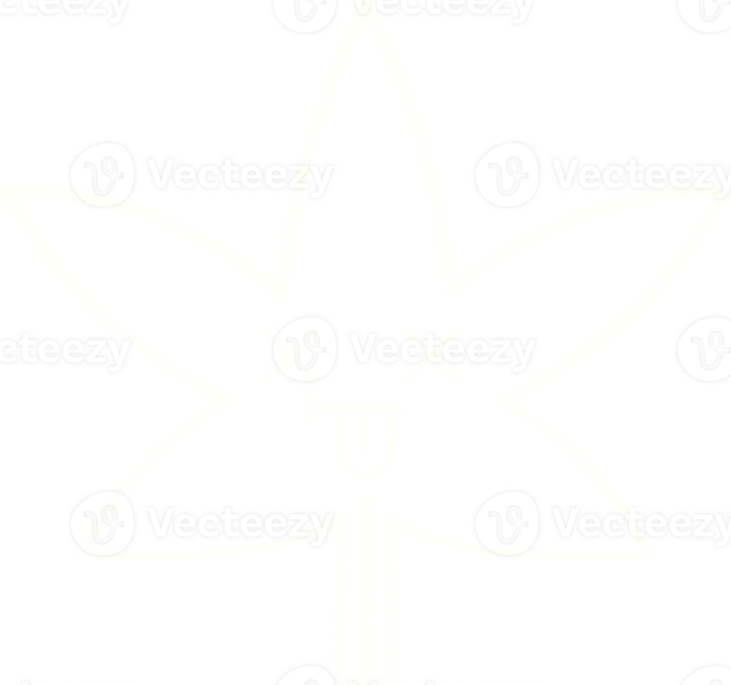 Old Leaf Chalk Drawing png