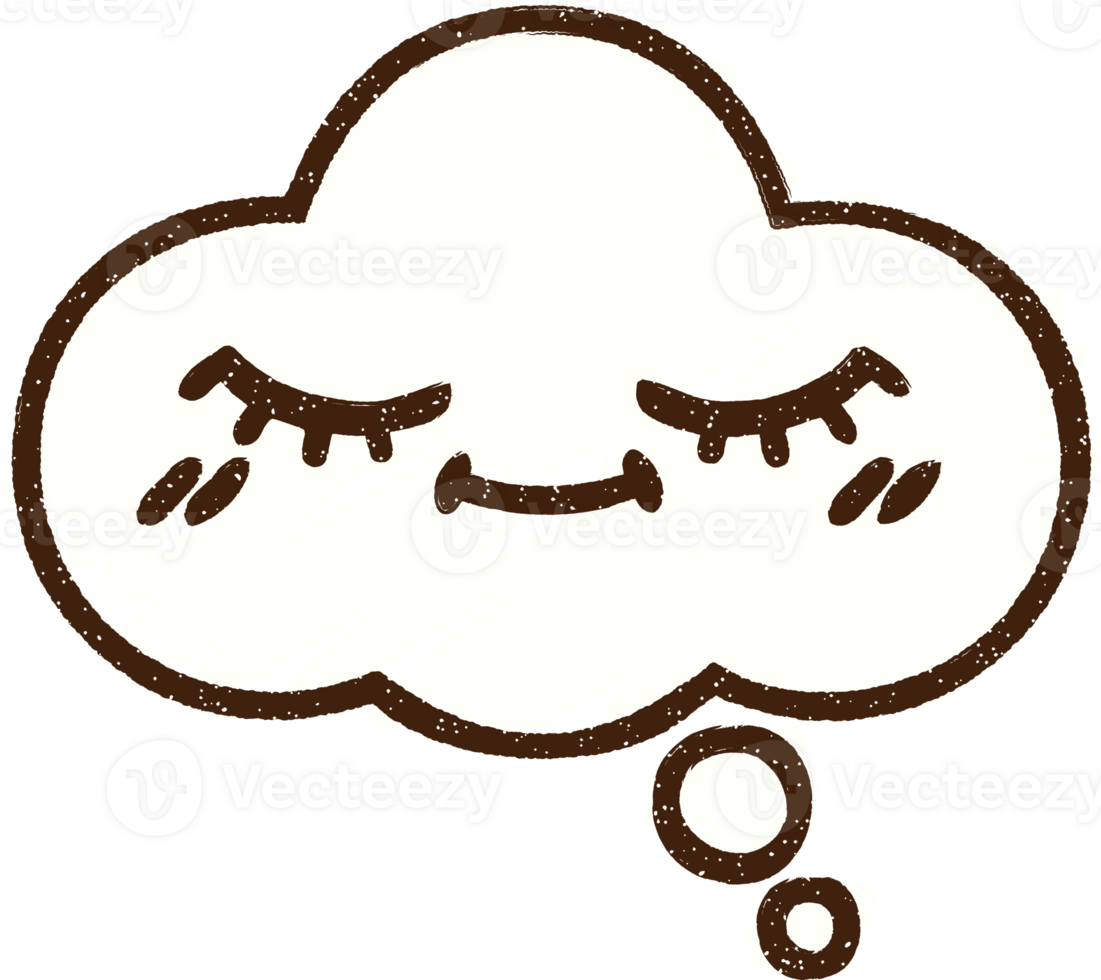 Thought Bubble Chalk Drawing png