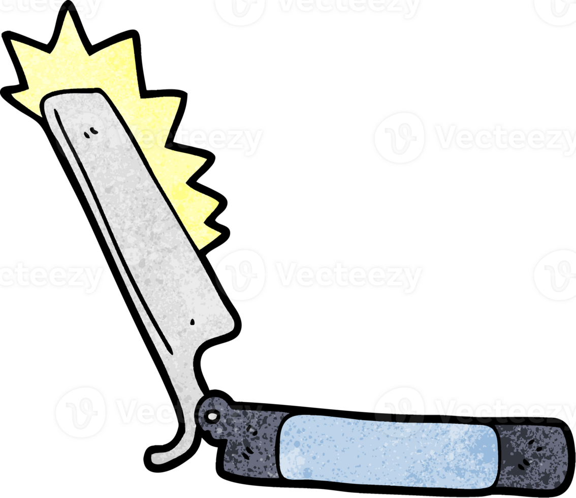 cartoon sharp razor png