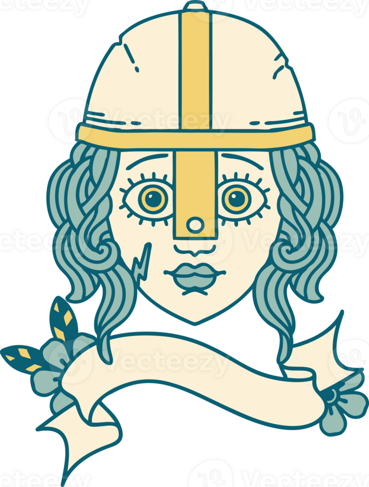 Retro Tattoo Style human fighter png