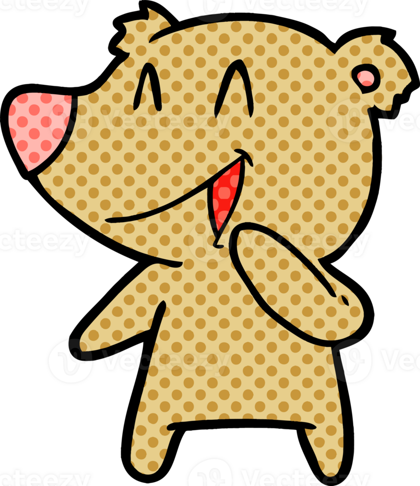 laughing bear cartoon png