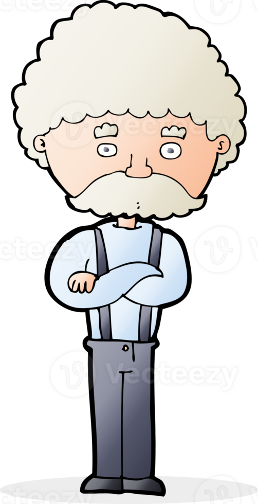 anciano de dibujos animados png