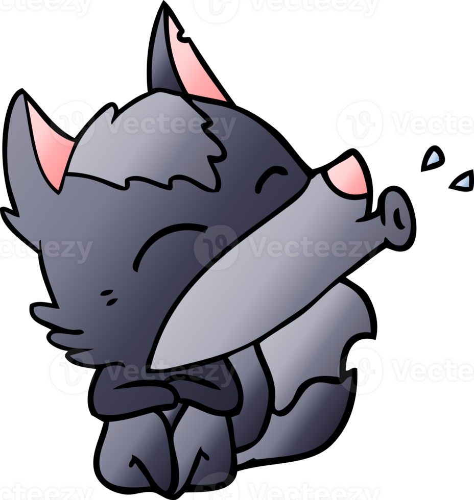 howling wolf cartoon png
