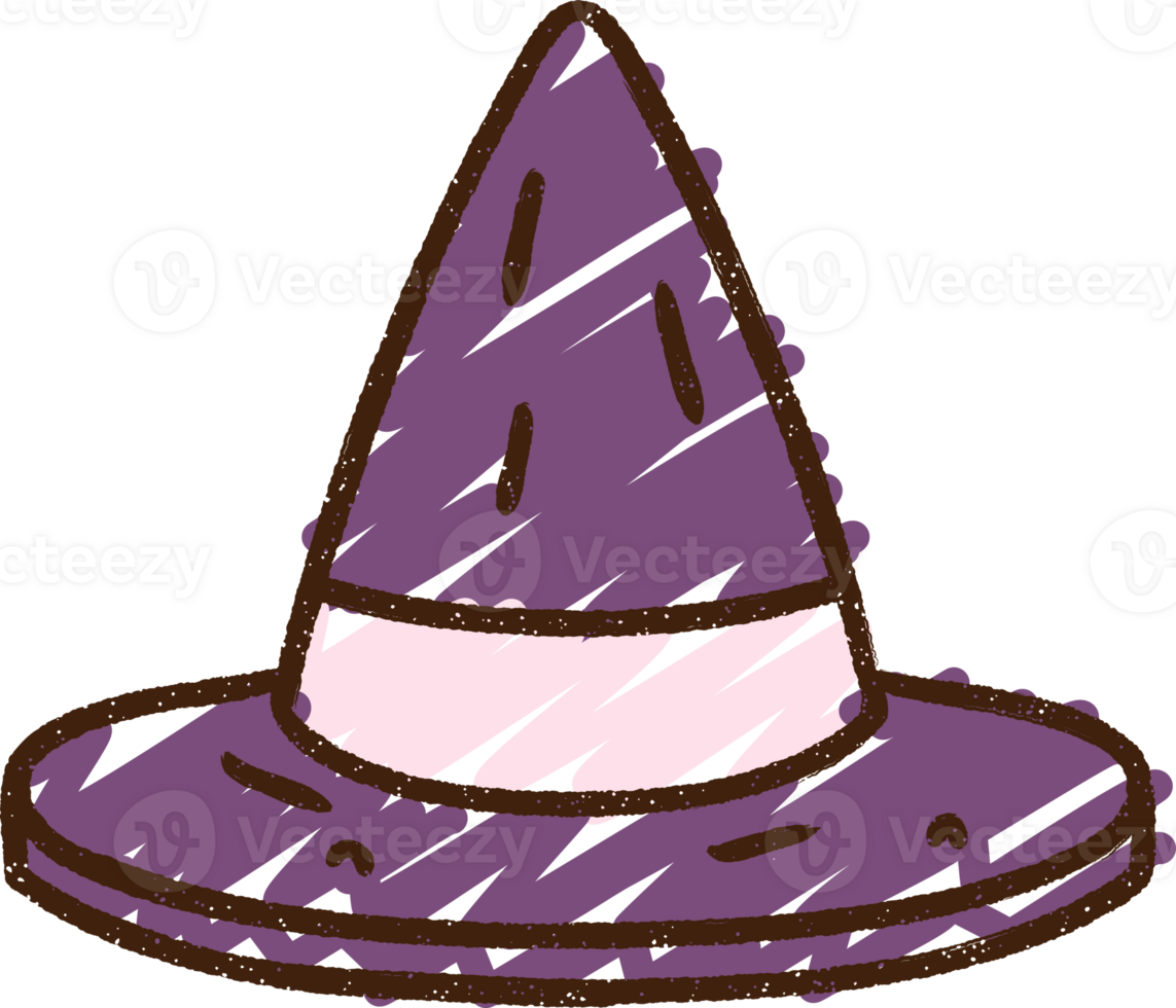 Pointy Hat Chalk Drawing png