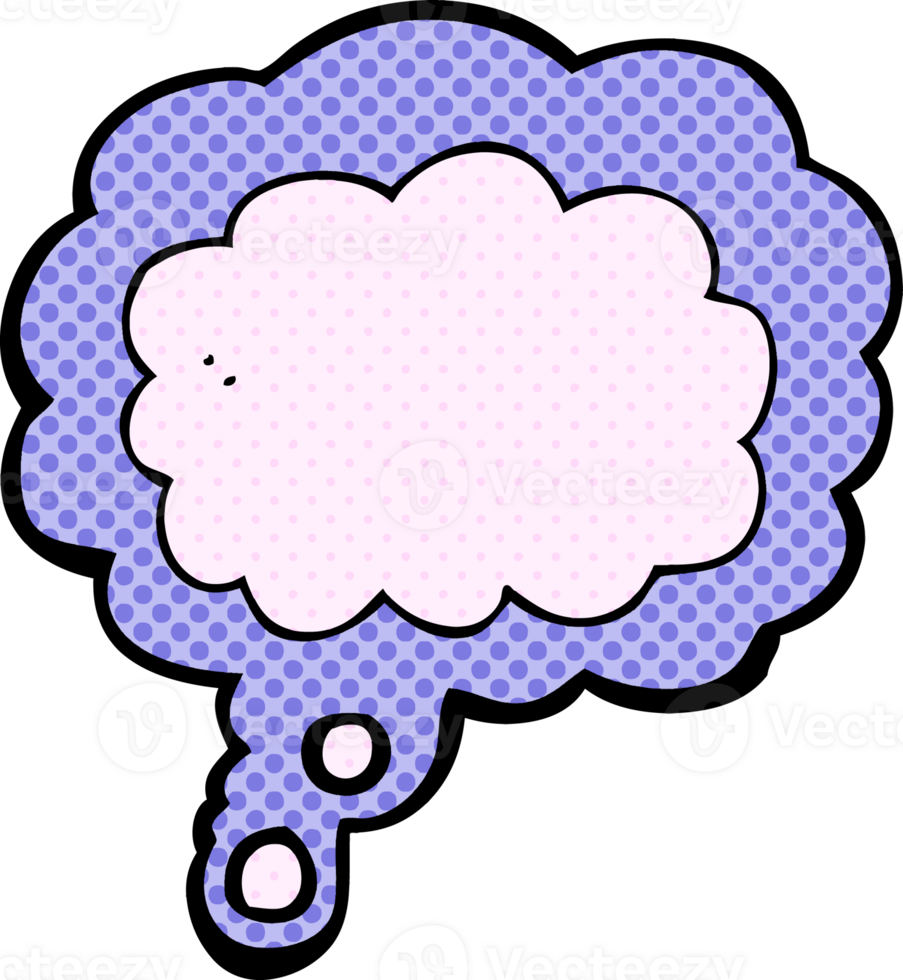 cartoon thought cloud png