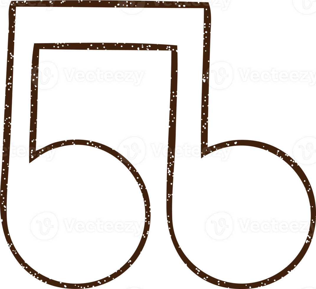 Music Notes Charcoal Drawing png