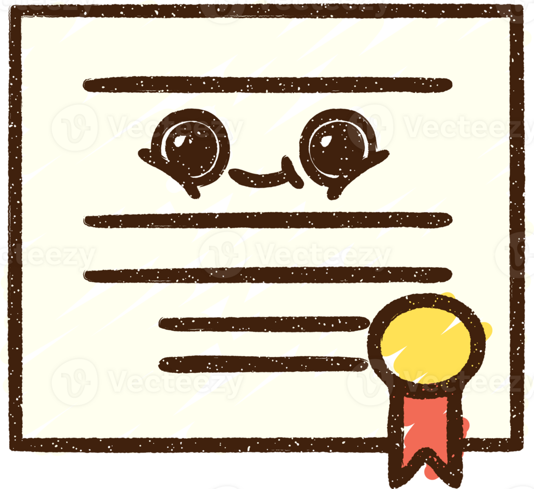 Certificate Chalk Drawing png
