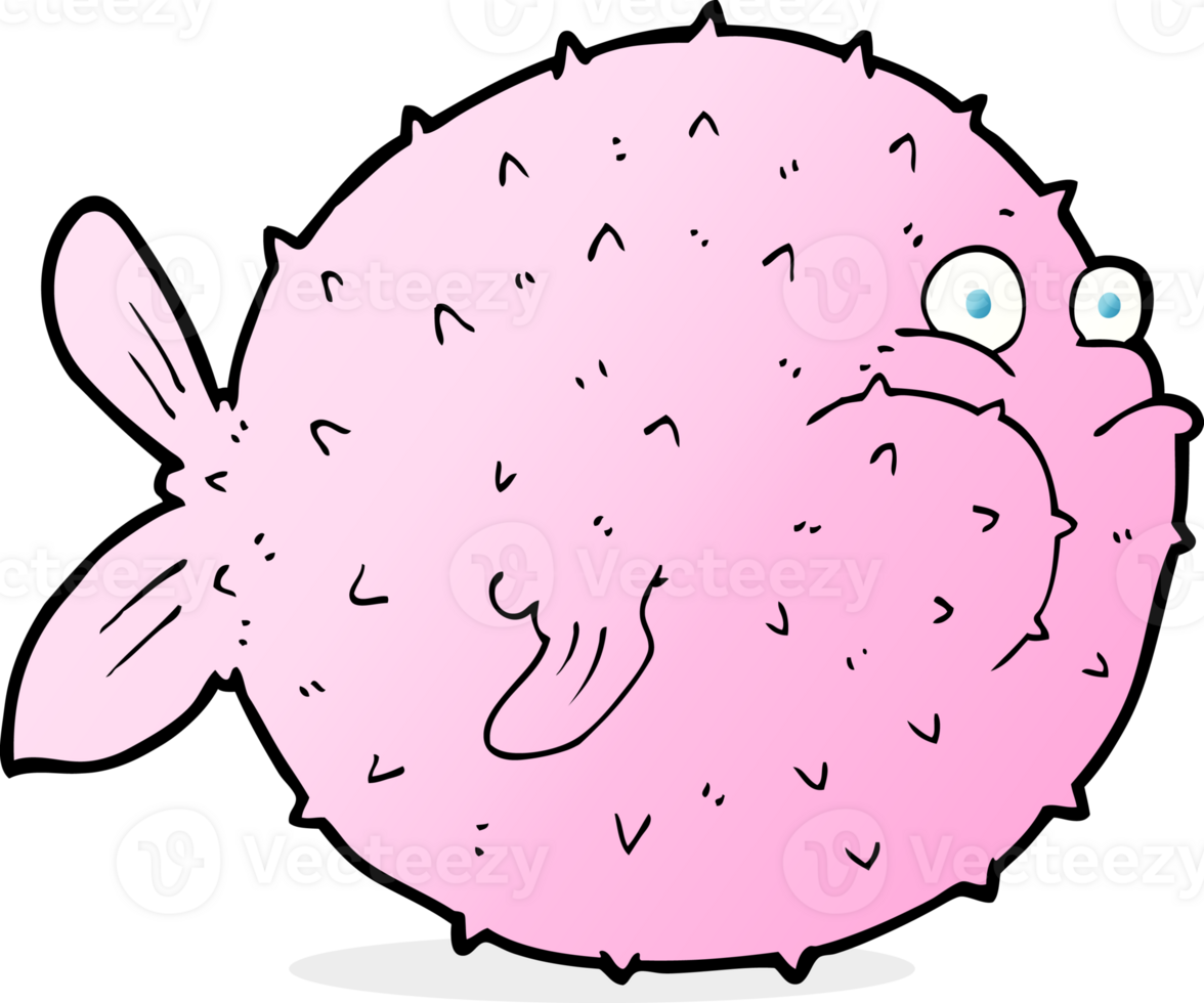 cartoon puffer fish png