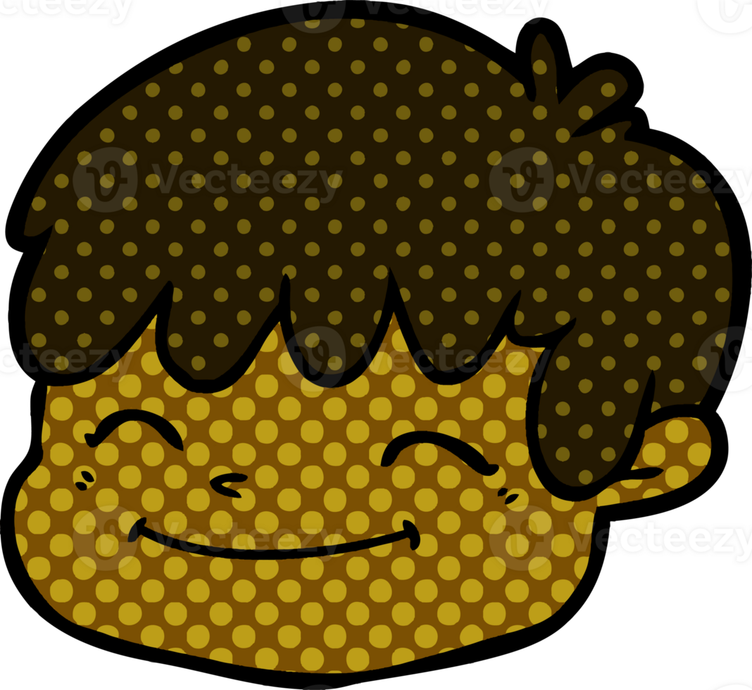 cartoon male face png