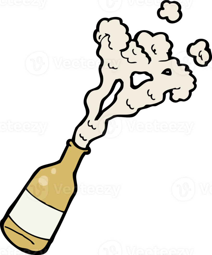 cartoon beer bottle png