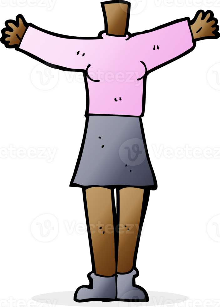 cartoon female body add photos or mix and match cartoons png