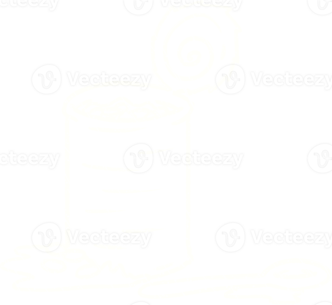 Canned Food Chalk Drawing png