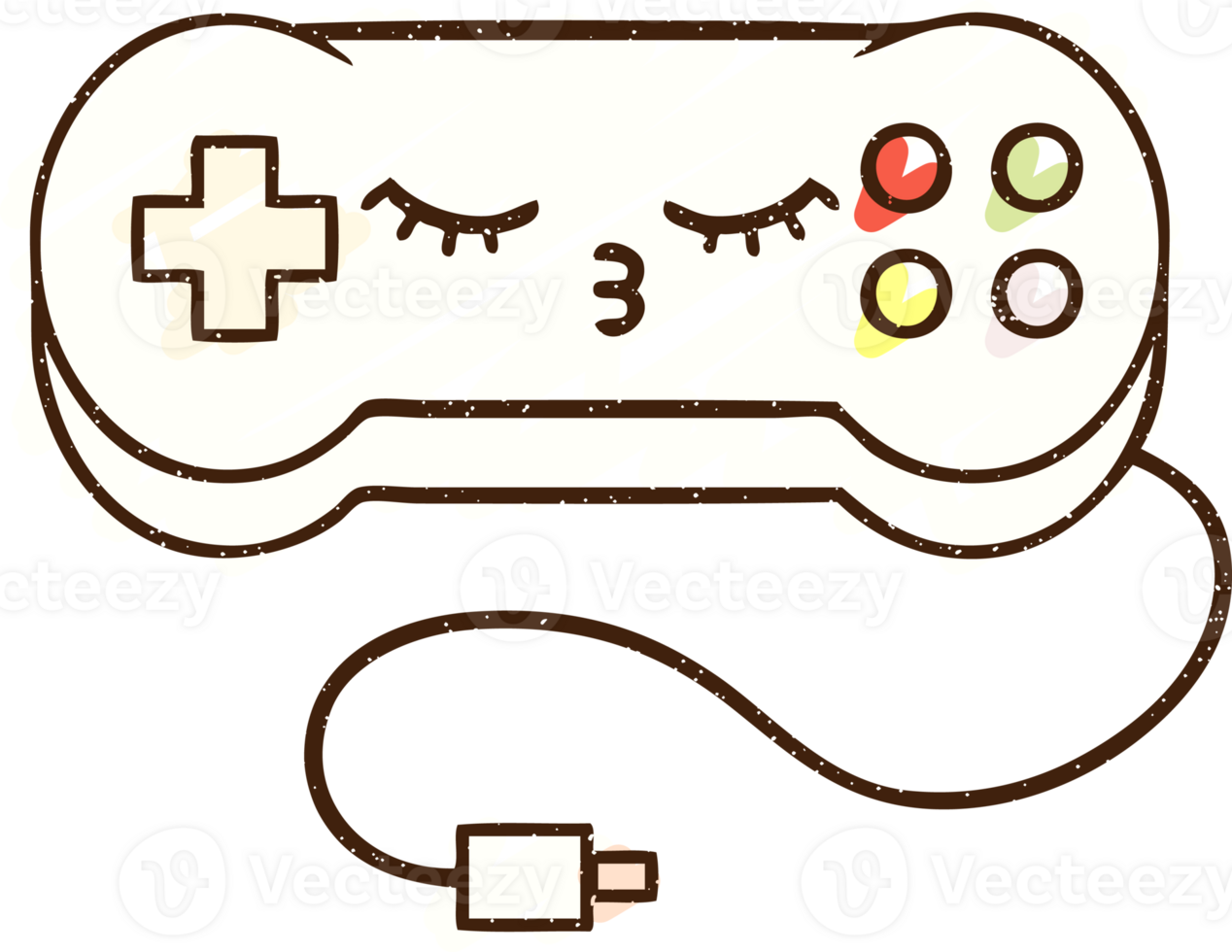 Console Controller Chalk Drawing png