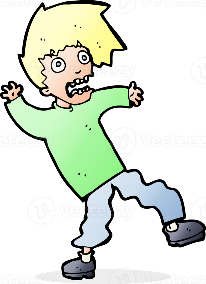 cartoon terrified man png