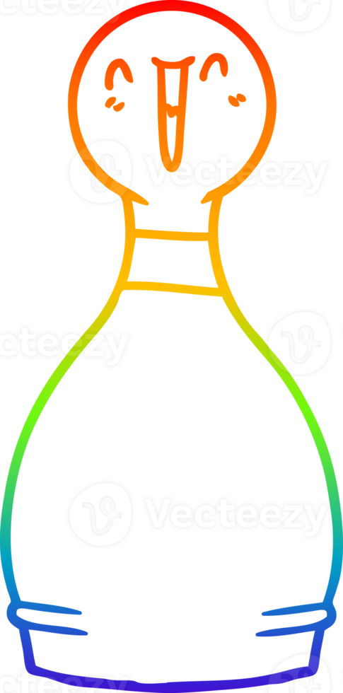 arc-en-ciel, gradient, ligne, dessin, dessin animé, heureux, bowling png
