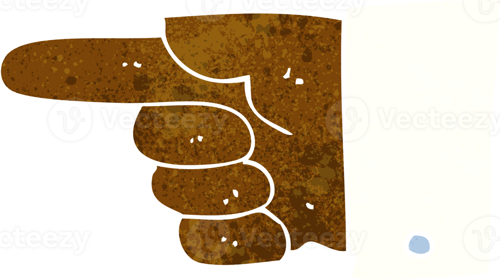 cartoon pointing hand png